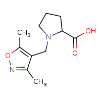 1-[(3,5-dimethyl-1,2-oxazol-4-yl)methyl]pyrrolidine-2-carboxylic acid