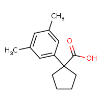 1-(3,5-dimethylphenyl)cyclopentane-1-carboxylic acid