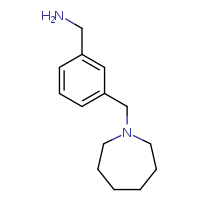1-[3-(azepan-1-ylmethyl)phenyl]methanamine