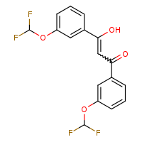 1,3-bis[3-(difluoromethoxy)phenyl]-3-hydroxyprop-2-en-1-one
