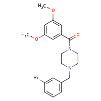 1-[(3-bromophenyl)methyl]-4-(3,5-dimethoxybenzoyl)piperazine