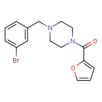 1-[(3-bromophenyl)methyl]-4-(furan-2-carbonyl)piperazine