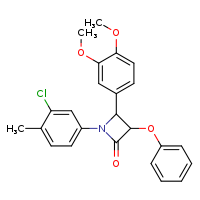 1-(3-chloro-4-methylphenyl)-4-(3,4-dimethoxyphenyl)-3-phenoxyazetidin-2-one