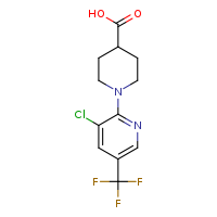 1-[3-chloro-5-(trifluoromethyl)pyridin-2-yl]piperidine-4-carboxylic acid