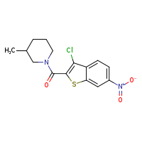 1-(3-chloro-6-nitro-1-benzothiophene-2-carbonyl)-3-methylpiperidine