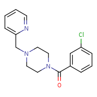 1-(3-chlorobenzoyl)-4-(pyridin-2-ylmethyl)piperazine