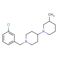1'-[(3-chlorophenyl)methyl]-3-methyl-1,4'-bipiperidine