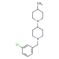 1'-[(3-chlorophenyl)methyl]-4-methyl-1,4'-bipiperidine