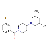 1'-(3-fluorobenzoyl)-3,5-dimethyl-1,4'-bipiperidine
