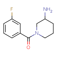 1-(3-fluorobenzoyl)piperidin-3-amine