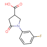 1-(3-fluorophenyl)-5-oxopyrrolidine-3-carboxylic acid