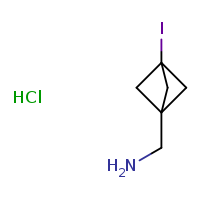 1-{3-iodobicyclo[1.1.1]pentan-1-yl}methanamine hydrochloride