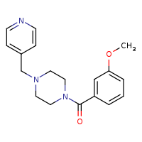 1-(3-methoxybenzoyl)-4-(pyridin-4-ylmethyl)piperazine