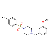 1-[(3-methoxyphenyl)methyl]-4-(4-methylbenzenesulfonyl)piperazine