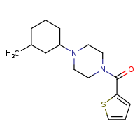 1-(3-methylcyclohexyl)-4-(thiophene-2-carbonyl)piperazine