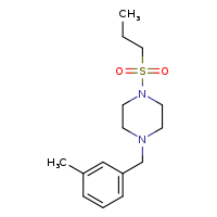 1-[(3-methylphenyl)methyl]-4-(propane-1-sulfonyl)piperazine