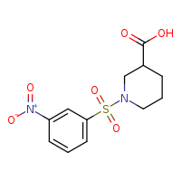 1-(3-nitrobenzenesulfonyl)piperidine-3-carboxylic acid