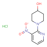 1-(3-nitropyridin-2-yl)piperidin-4-ol hydrochloride
