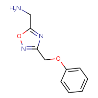 1-[3-(phenoxymethyl)-1,2,4-oxadiazol-5-yl]methanamine