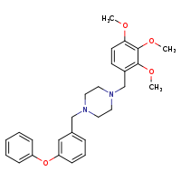1-[(3-phenoxyphenyl)methyl]-4-[(2,3,4-trimethoxyphenyl)methyl]piperazine