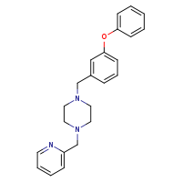 1-[(3-phenoxyphenyl)methyl]-4-(pyridin-2-ylmethyl)piperazine
