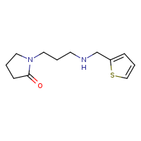 1-{3-[(thiophen-2-ylmethyl)amino]propyl}pyrrolidin-2-one