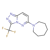 1-[3-(trifluoromethyl)-[1,2,4]triazolo[4,3-b]pyridazin-6-yl]azepane
