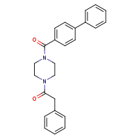 1-(4-{[1,1'-biphenyl]-4-carbonyl}piperazin-1-yl)-2-phenylethanone