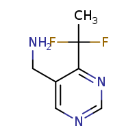 1-[4-(1,1-difluoroethyl)pyrimidin-5-yl]methanamine