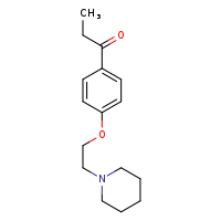 1-{4-[2-(piperidin-1-yl)ethoxy]phenyl}propan-1-one
