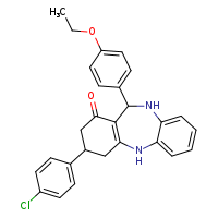 14-(4-chlorophenyl)-10-(4-ethoxyphenyl)-2,9-diazatricyclo[9.4.0.0³,?]pentadeca-1(11),3,5,7-tetraen-12-one
