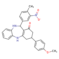 14-(4-methoxyphenyl)-10-(4-methyl-3-nitrophenyl)-2,9-diazatricyclo[9.4.0.0³,?]pentadeca-1(11),3,5,7-tetraen-12-one