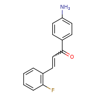 1-(4-aminophenyl)-3-(2-fluorophenyl)prop-2-en-1-one