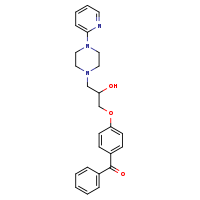 1-(4-benzoylphenoxy)-3-[4-(pyridin-2-yl)piperazin-1-yl]propan-2-ol