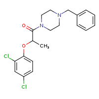 1-(4-benzylpiperazin-1-yl)-2-(2,4-dichlorophenoxy)propan-1-one