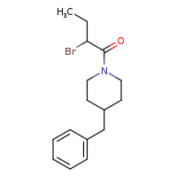 1-(4-benzylpiperidin-1-yl)-2-bromobutan-1-one