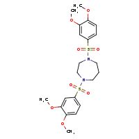 1,4-bis(3,4-dimethoxybenzenesulfonyl)-1,4-diazepane