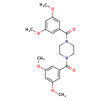 1,4-bis(3,5-dimethoxybenzoyl)piperazine