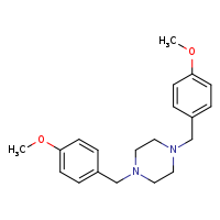 1,4-bis[(4-methoxyphenyl)methyl]piperazine