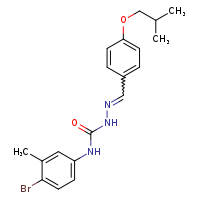 1-(4-bromo-3-methylphenyl)-3-[(E)-{[4-(2-methylpropoxy)phenyl]methylidene}amino]urea