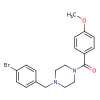 1-[(4-bromophenyl)methyl]-4-(4-methoxybenzoyl)piperazine