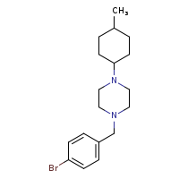 1-[(4-bromophenyl)methyl]-4-(4-methylcyclohexyl)piperazine
