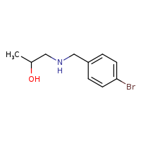 1-{[(4-bromophenyl)methyl]amino}propan-2-ol