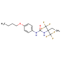 1-(4-butoxyphenyl)-3-[1,1,1-trifluoro-2-(trifluoromethyl)butan-2-yl]urea