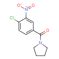 1-(4-chloro-3-nitrobenzoyl)pyrrolidine