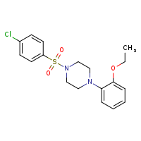 1-(4-chlorobenzenesulfonyl)-4-(2-ethoxyphenyl)piperazine