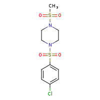 1-(4-chlorobenzenesulfonyl)-4-methanesulfonylpiperazine