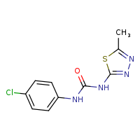 1-(4-chlorophenyl)-3-(5-methyl-1,3,4-thiadiazol-2-yl)urea