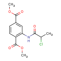 1,4-dimethyl 2-(2-chloropropanamido)benzene-1,4-dicarboxylate