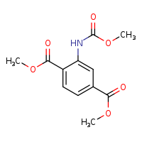 1,4-dimethyl 2-[(methoxycarbonyl)amino]benzene-1,4-dicarboxylate
